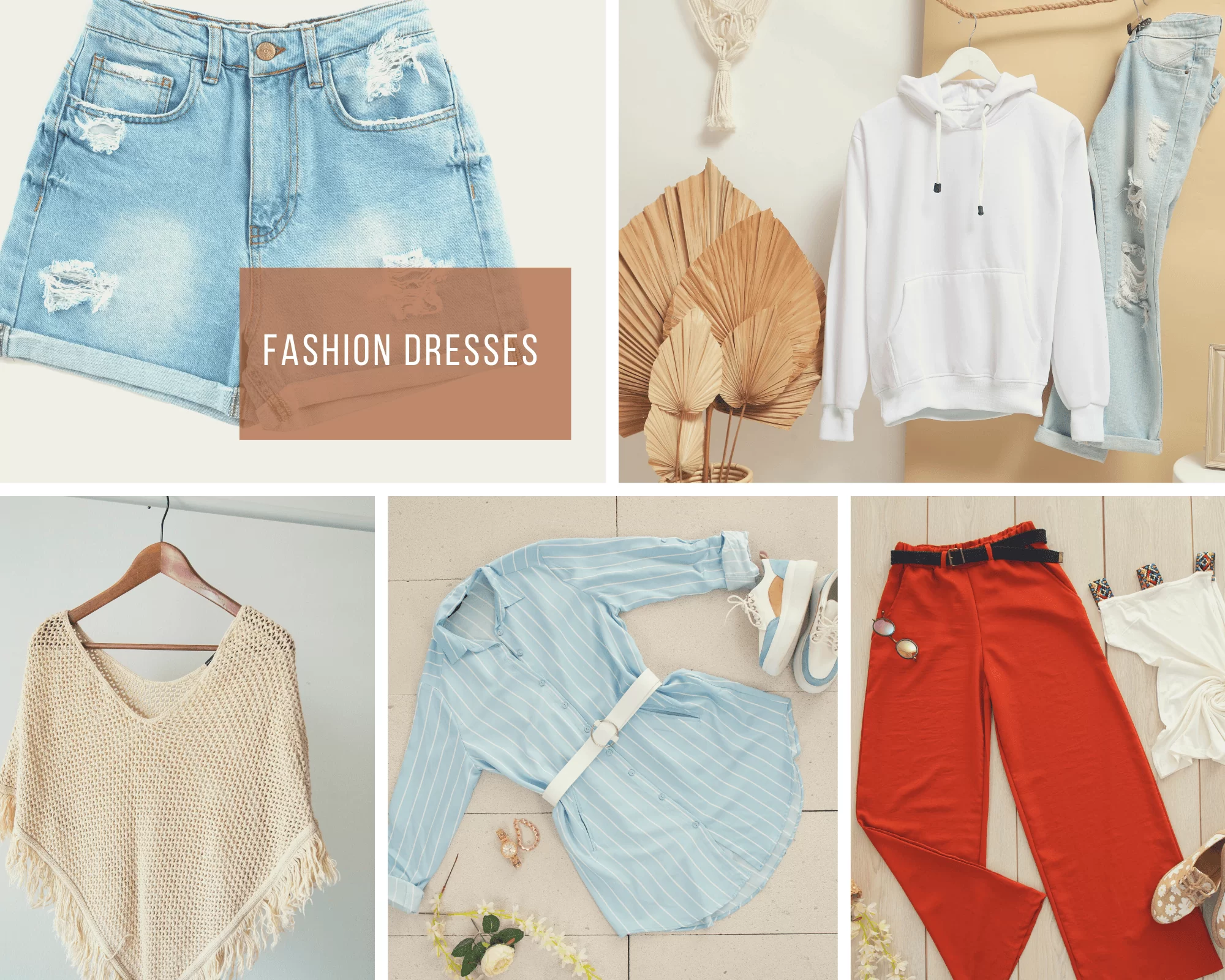 Choose clothes that fit your body.