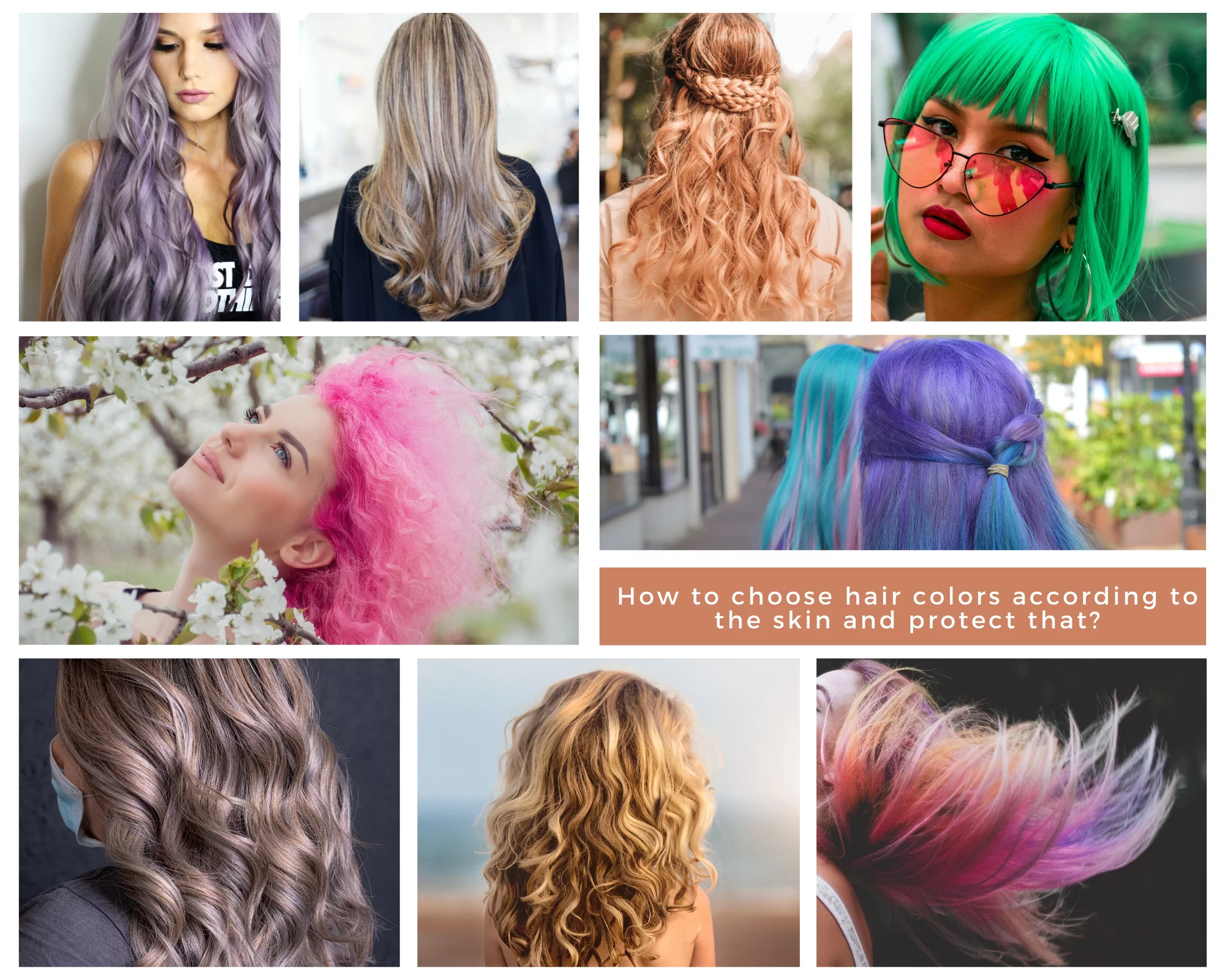 How do you choose the right hair color for your skin?